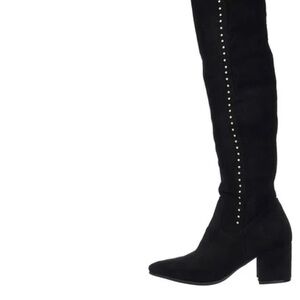 Black Studded Women's Boots